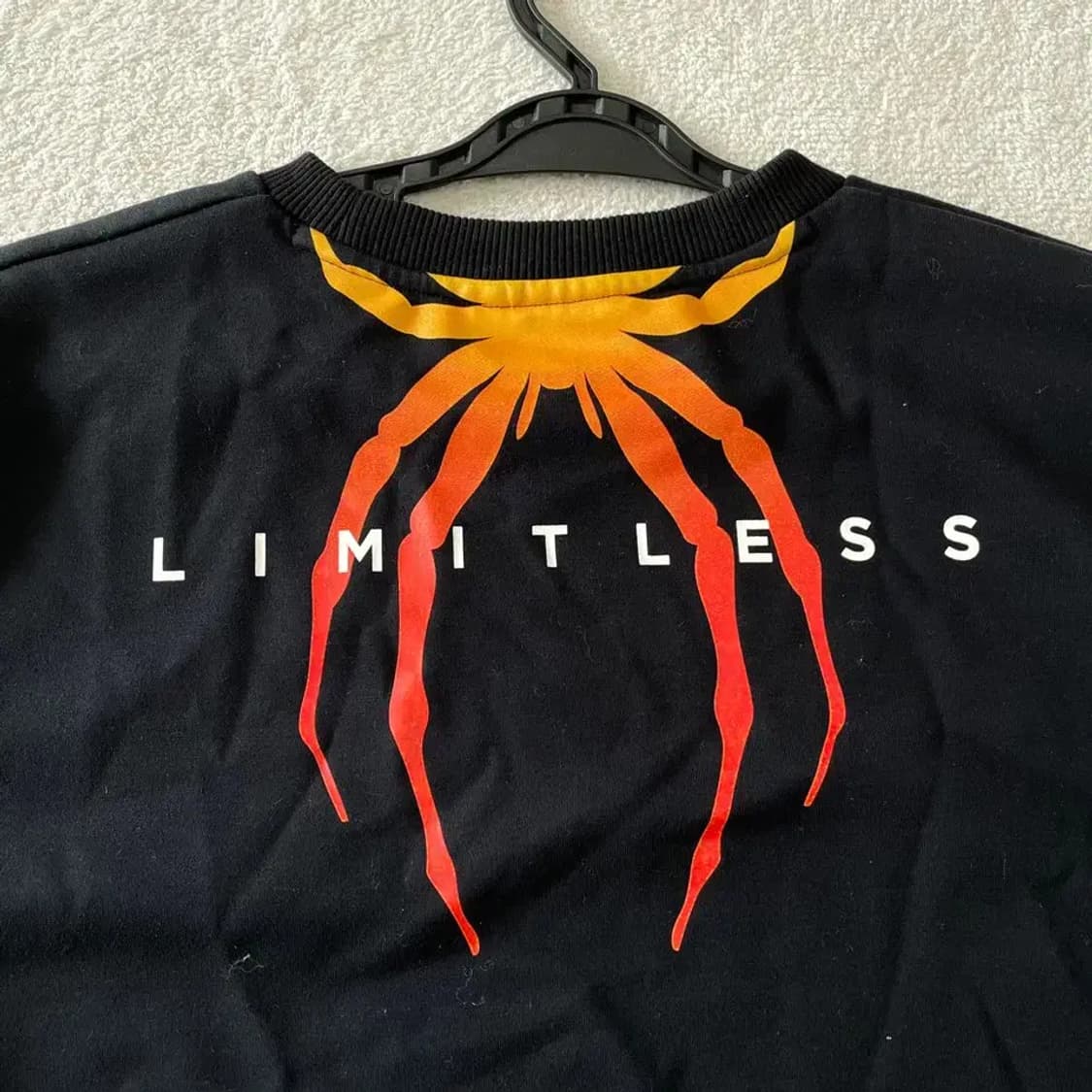 스파이더 블랙 맨투맨 XXL 110 상품이미지8