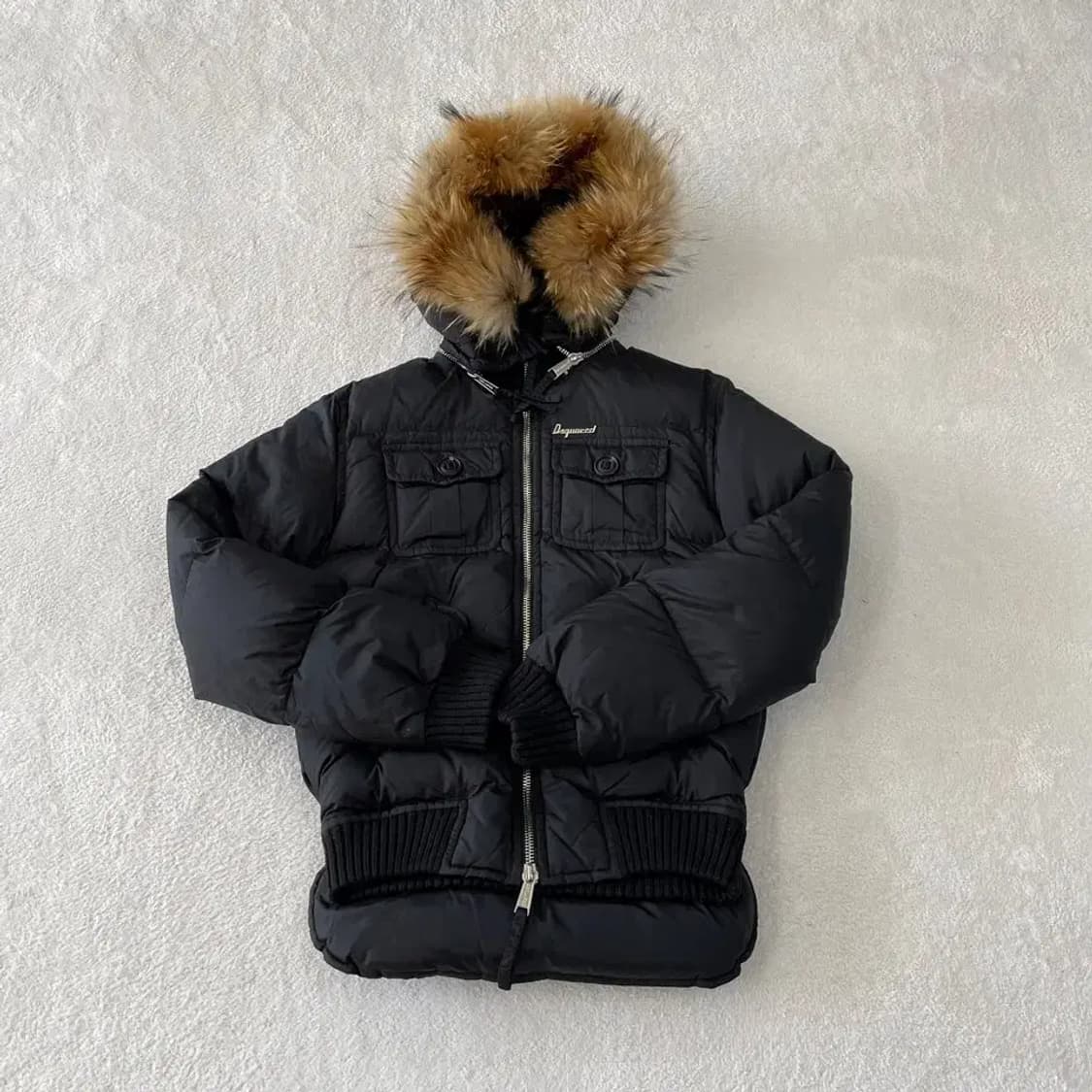 디스퀘어드 스틸 라쿤퍼 패딩 95 콜마이너 44 상품이미지1