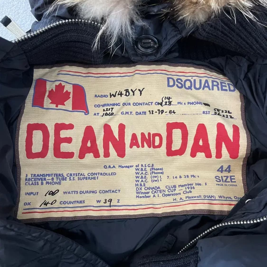 디스퀘어드 스틸 라쿤퍼 패딩 95 콜마이너 44 상품이미지5