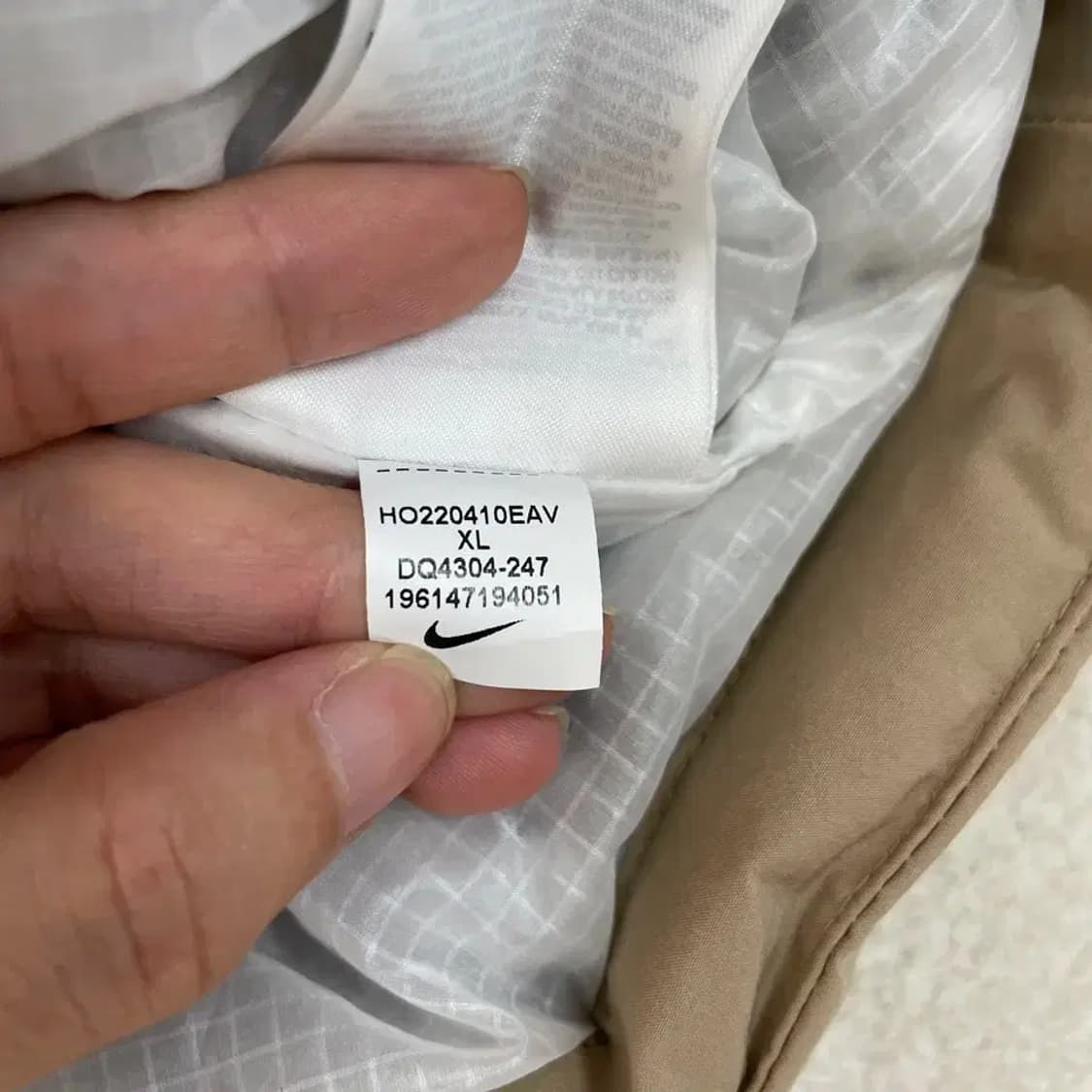 XXL 나이키 신형 테크팩 써마 패딩조끼 110 상품이미지7