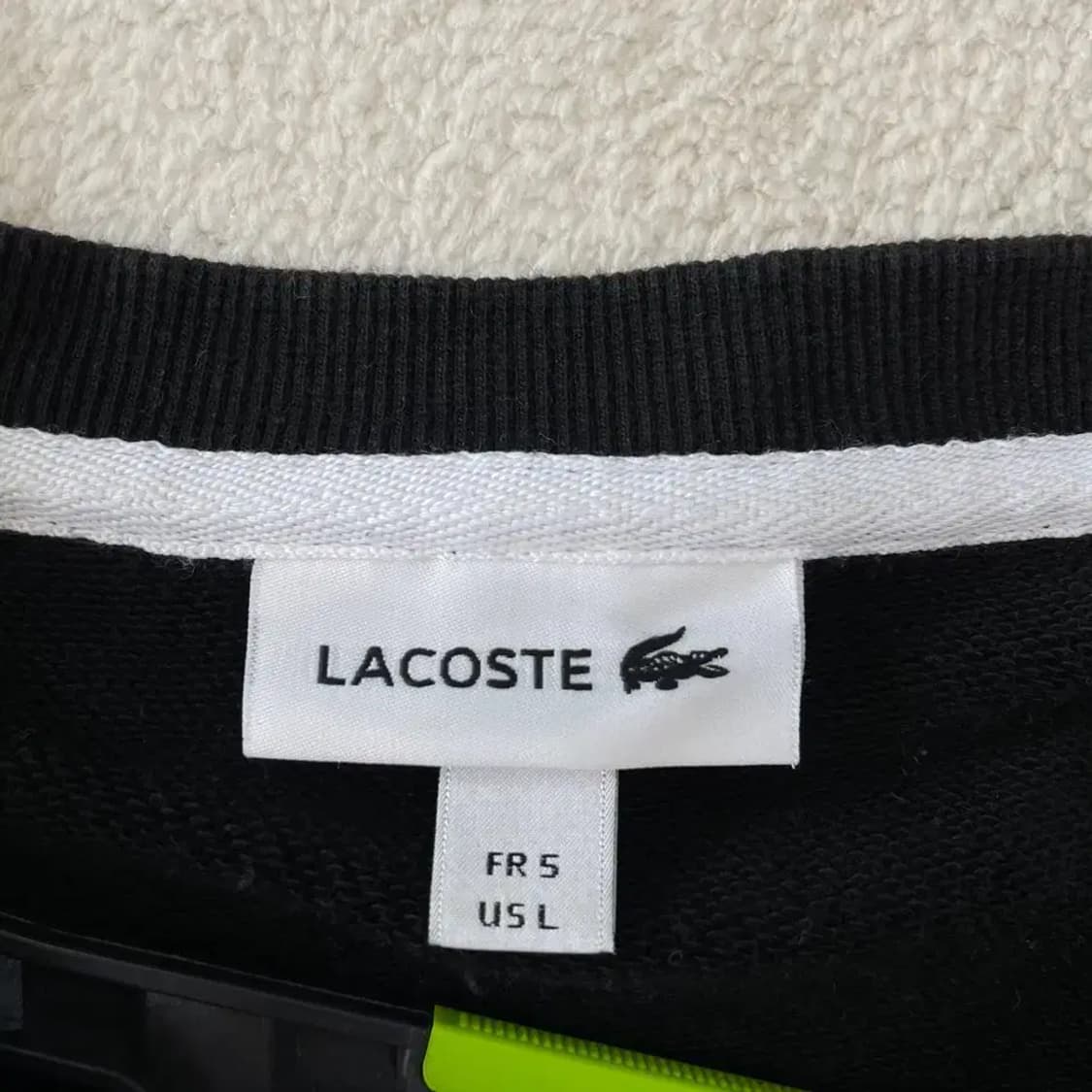 라코스테 블랙 맨투맨 95 상품이미지4