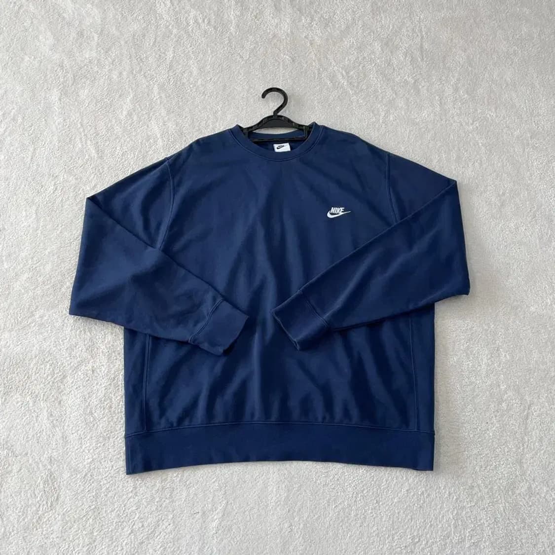 3XL 나이키 신형 맨투맨 네이비 빅사이즈 상품이미지1