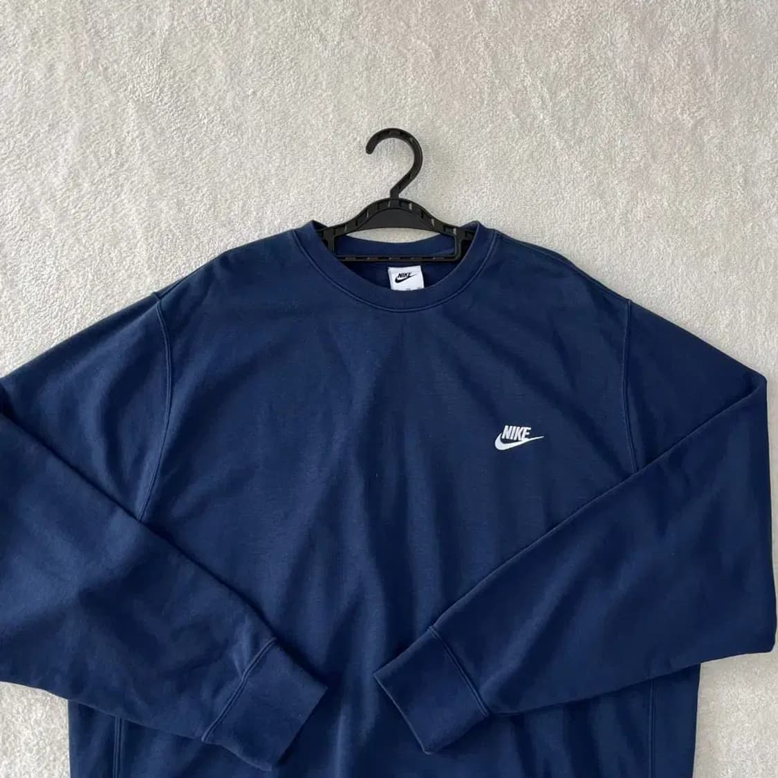 3XL 나이키 신형 맨투맨 네이비 빅사이즈 상품이미지2