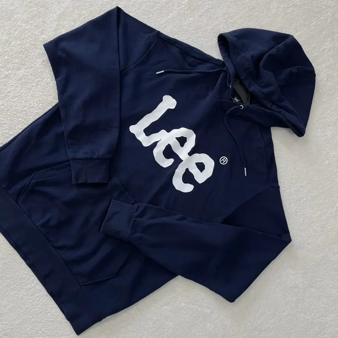 LEE 리 네이비 후드티 100 L 상품이미지3