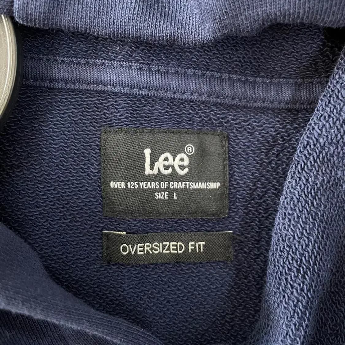 LEE 리 네이비 후드티 100 L 상품이미지4