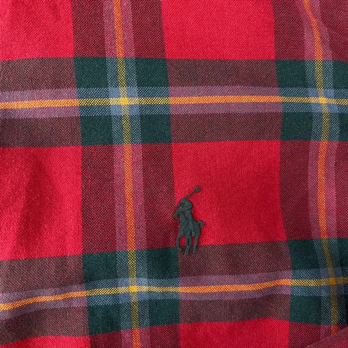 M 폴로 아이코닉 커스텀핏 체크셔츠 상품이미지5