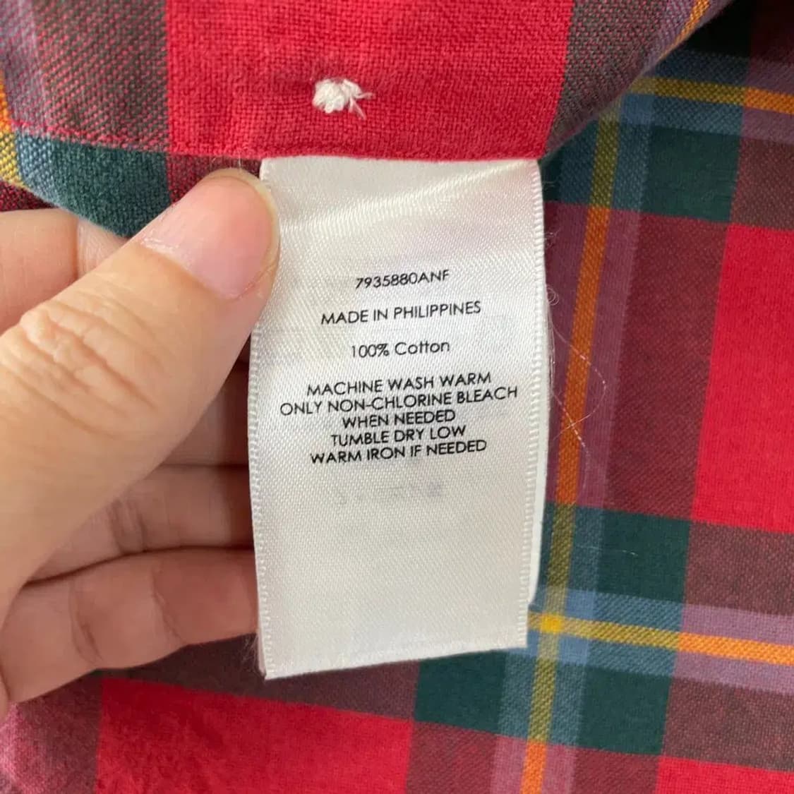 M 폴로 아이코닉 커스텀핏 체크셔츠 상품이미지6