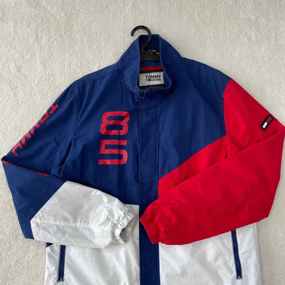 L 타미힐피거 컬러블록 바람막이 자켓 상품이미지2