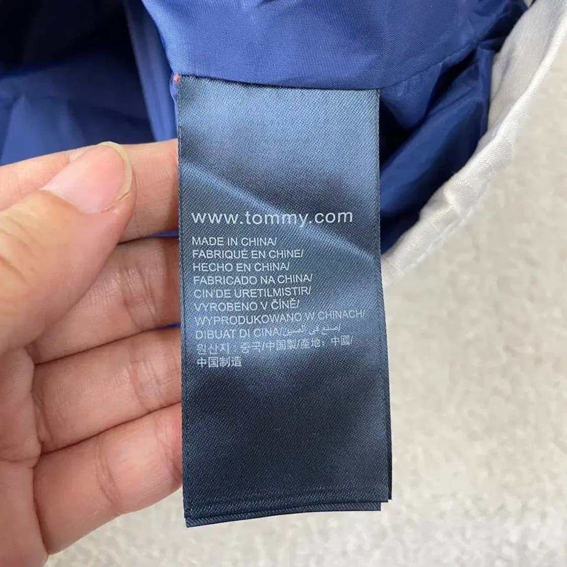 L 타미힐피거 컬러블록 바람막이 자켓 상품이미지8