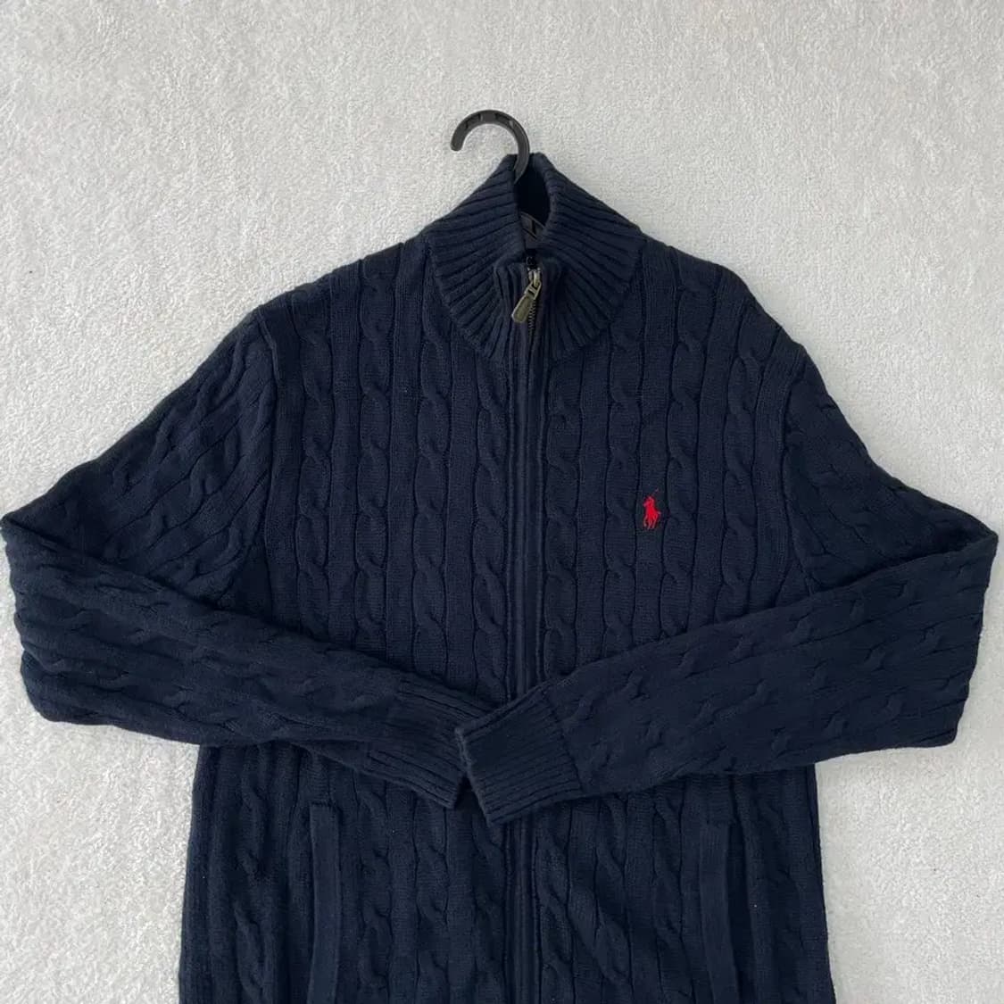 M 폴로 신형 케이블 니트집업 자켓 상품이미지3