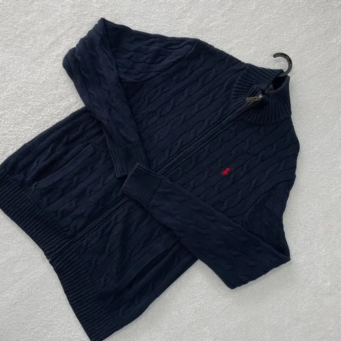 M 폴로 신형 케이블 니트집업 자켓 상품이미지4