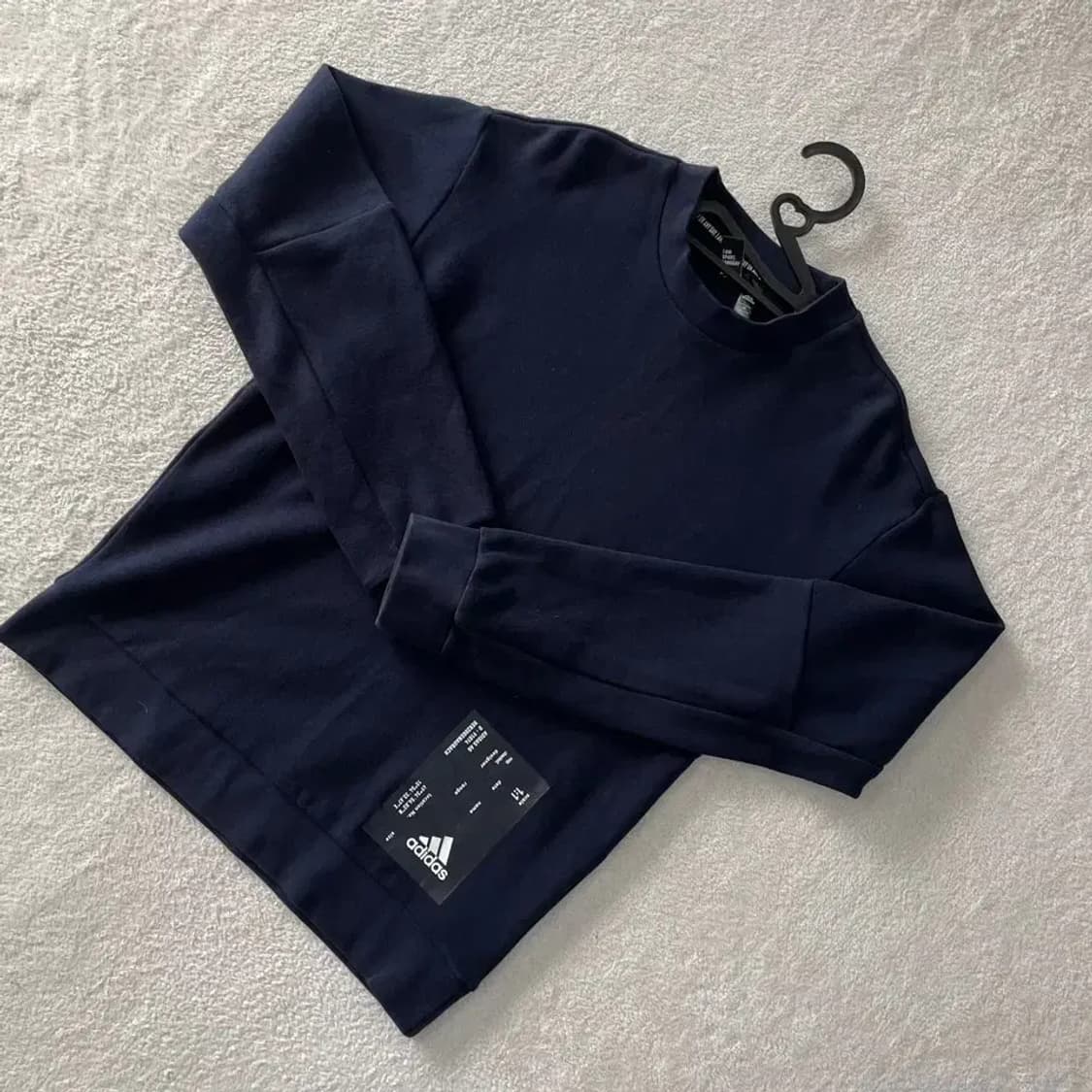 M 아디다스 백로고 네이비 맨투맨 95 상품이미지3