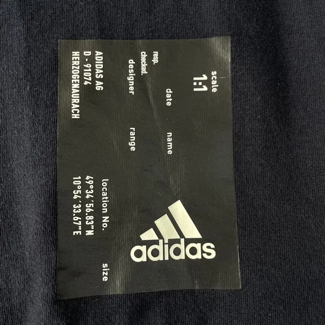 M 아디다스 백로고 네이비 맨투맨 95 상품이미지5