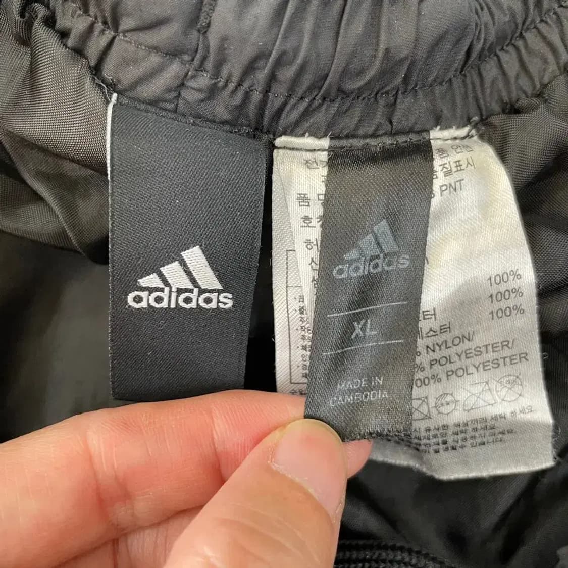 L 아디다스 누빔 패딩바지 32 남성 상품이미지5