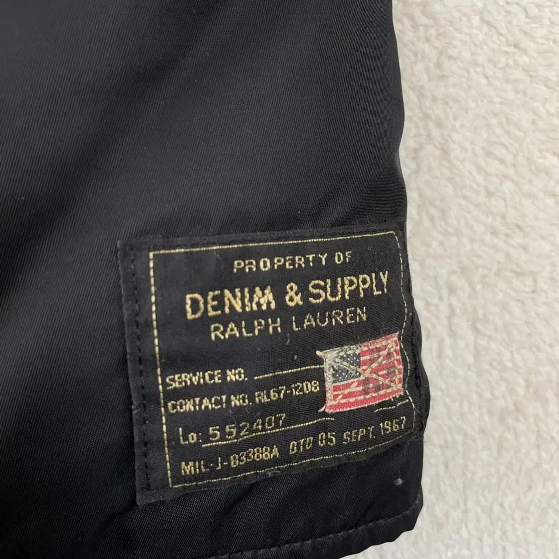 폴로 n3b 성조기 다운패딩 자켓 95-100 데님앤서플라이 상품이미지5