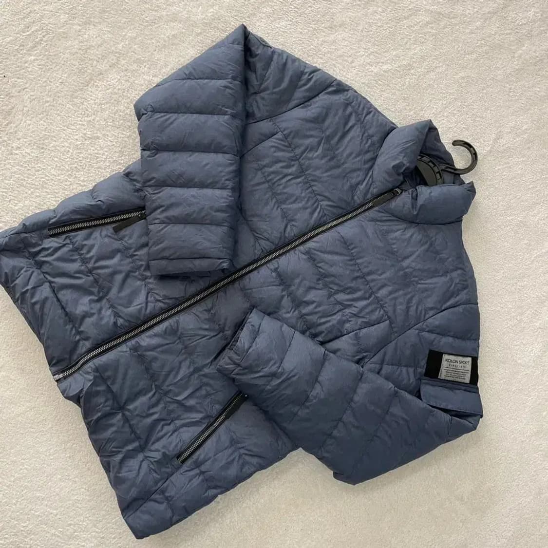 L 코오롱 남성 덕다운 경량패딩 100 상품이미지3