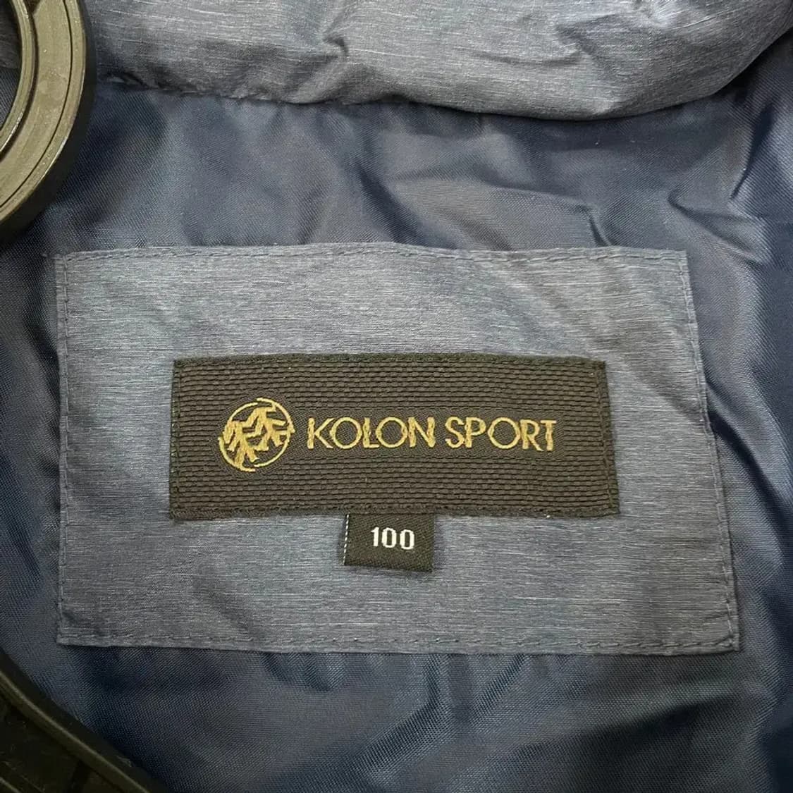 L 코오롱 남성 덕다운 경량패딩 100 상품이미지4