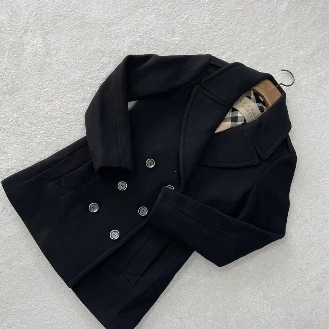 S 버버리 여성 더블버튼 울 자켓 코트 55 상품이미지3