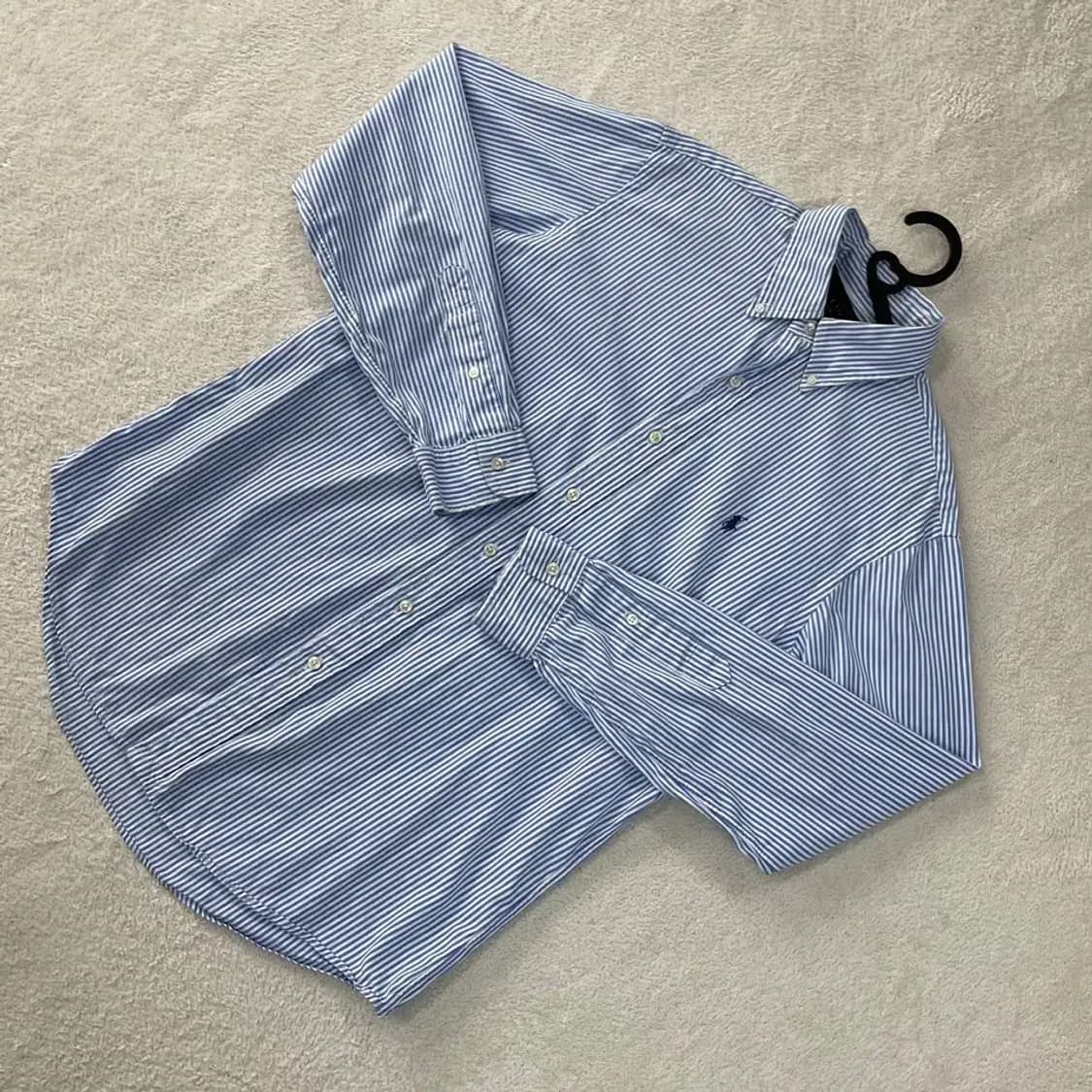 M 폴로 신형 클래식핏 스트라이프 셔츠 남성 상품이미지3