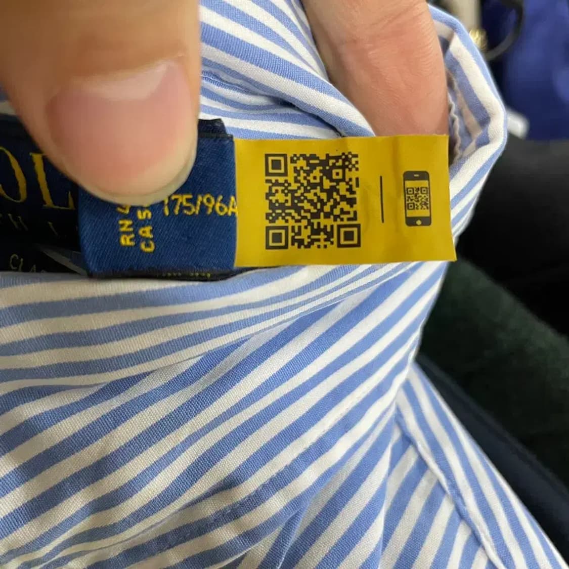 M 폴로 신형 클래식핏 스트라이프 셔츠 남성 상품이미지5