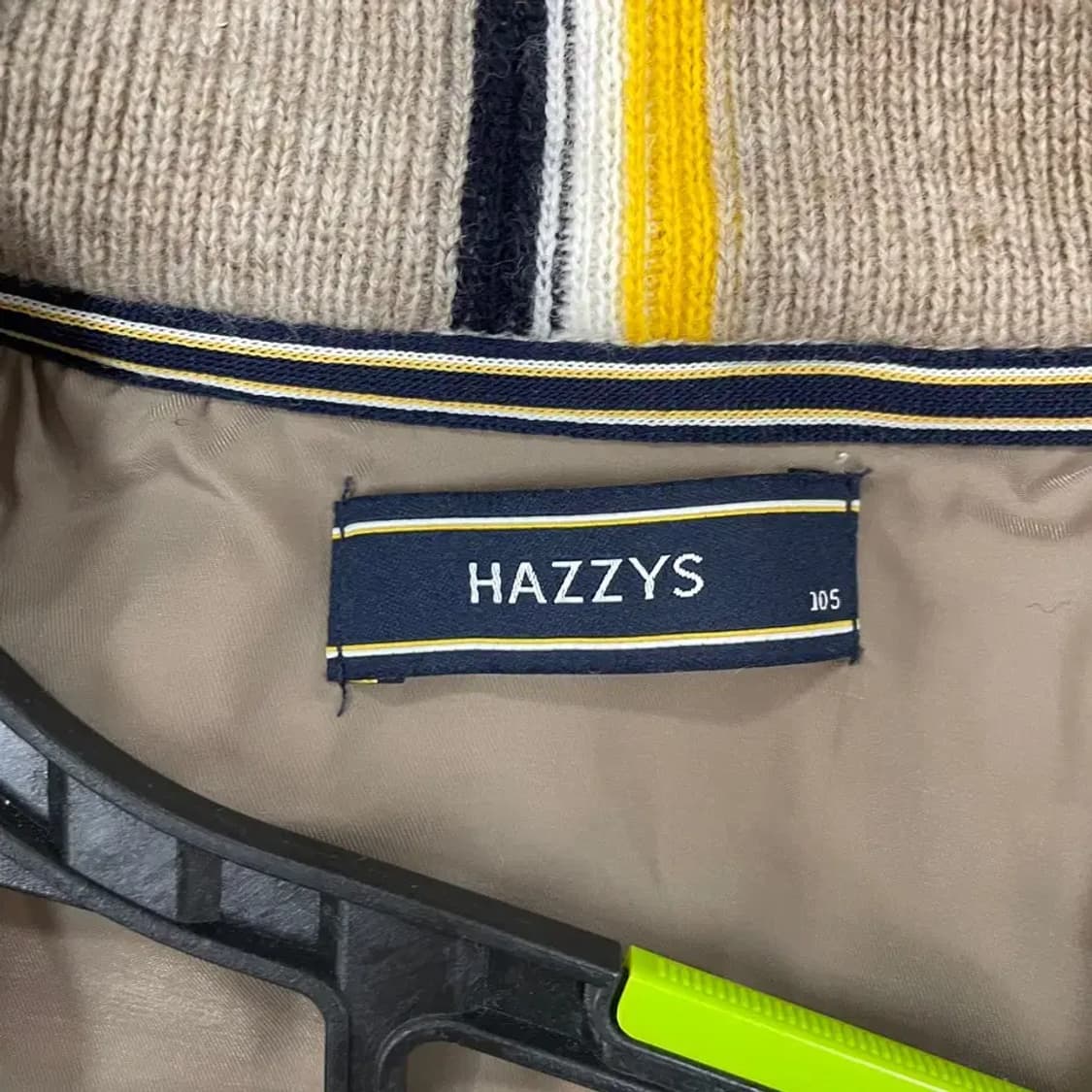 L 헤지스 남성 신형 울 방풍니트집업 자켓 100 상품이미지4