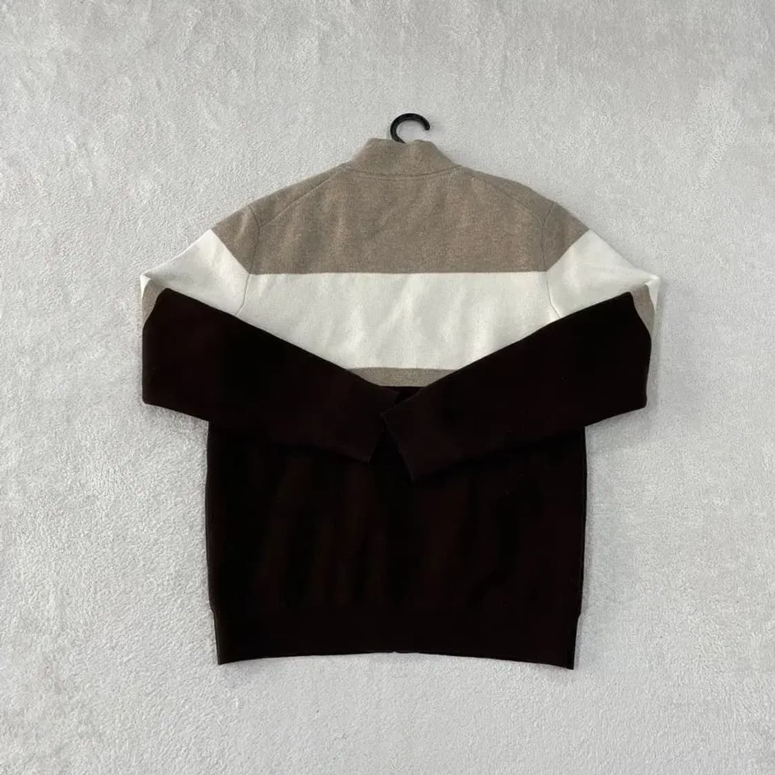 L 헤지스 남성 신형 울 방풍니트집업 자켓 100 상품이미지7