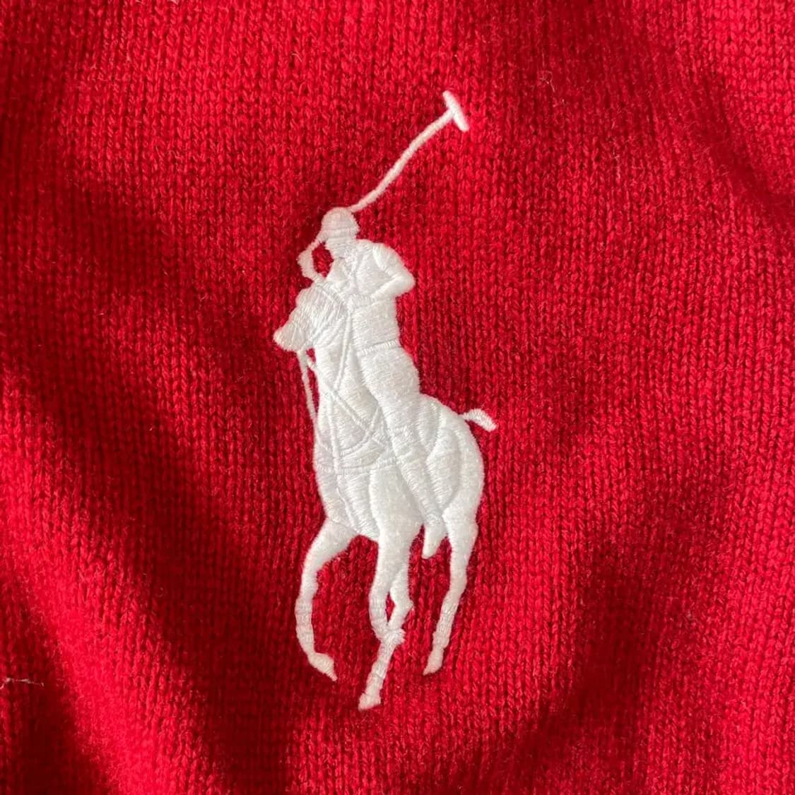 M 폴로 빅포니 램스울 니트집업 빅로고 자켓 스위스 치프키프 상품이미지5