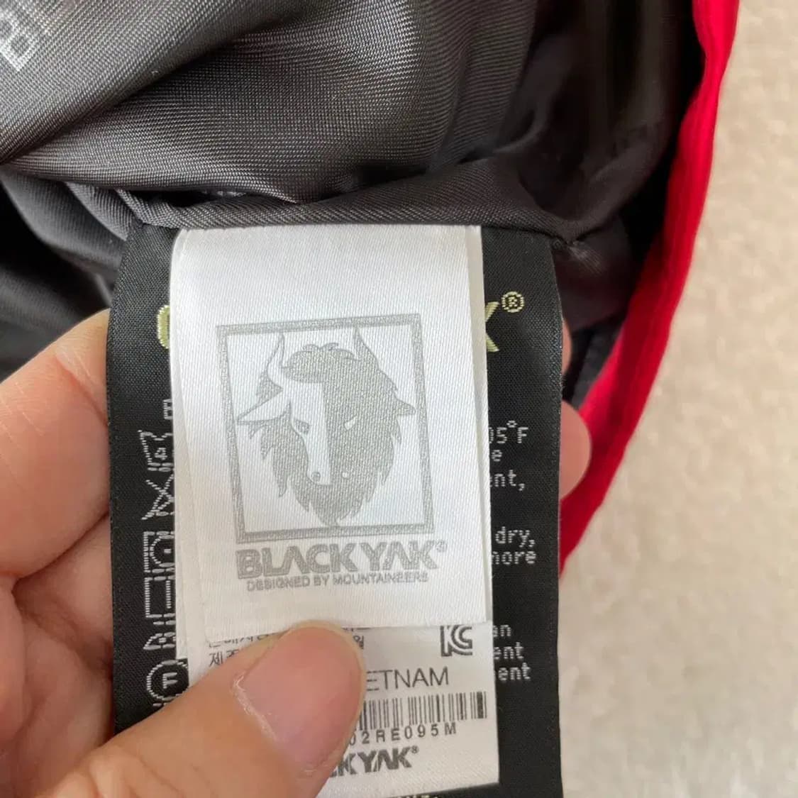 M 블랙야크 남성 고어텍스GTX 바람막이 자켓 95 상품이미지8