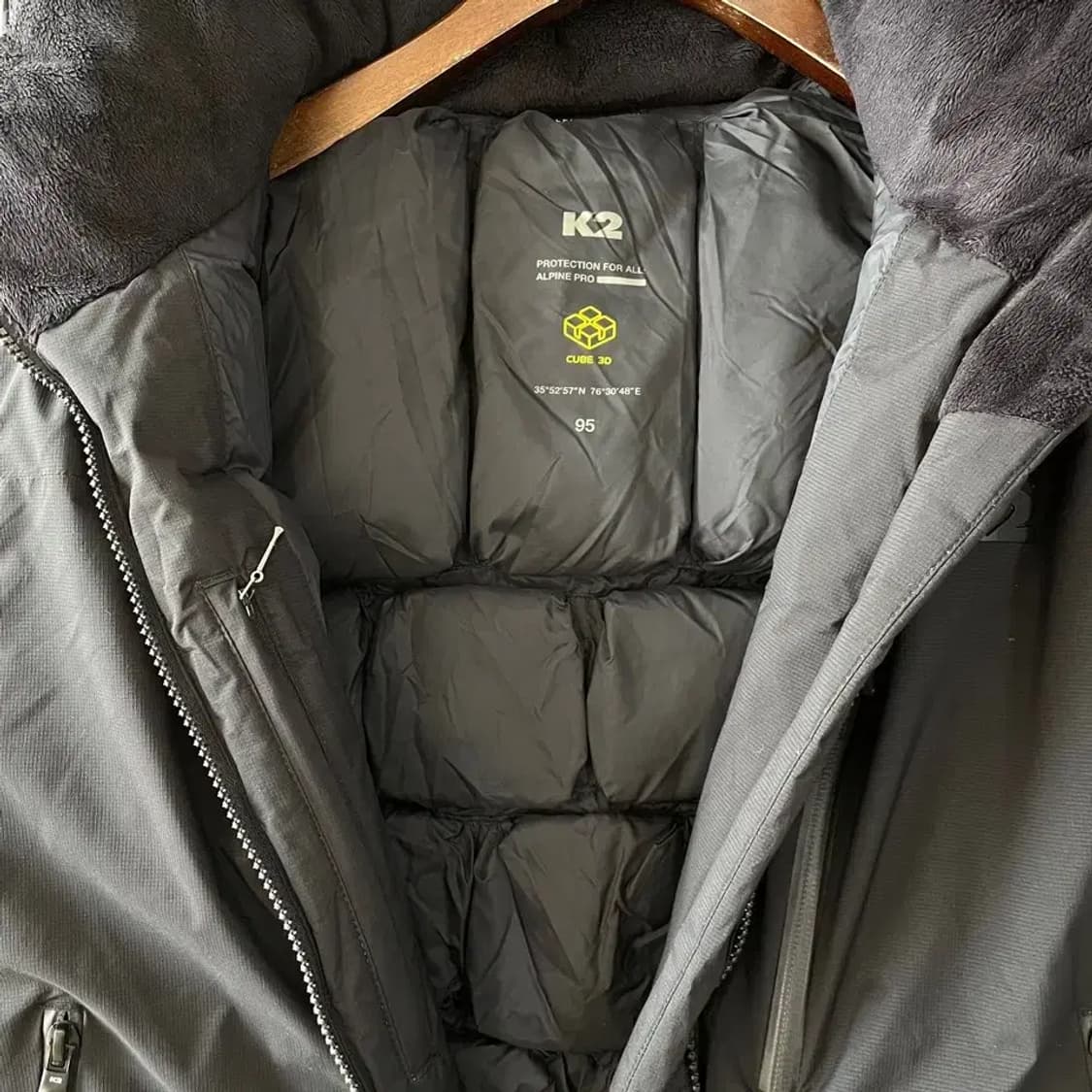 [M] K2 알파인프로 헤비 구스다운 패딩 95 남성 상품이미지8