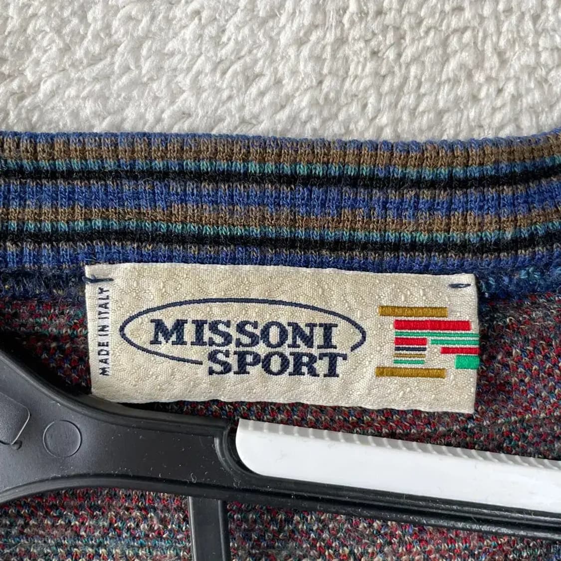 미쏘니 패턴 니트 100-105 L 상품이미지4