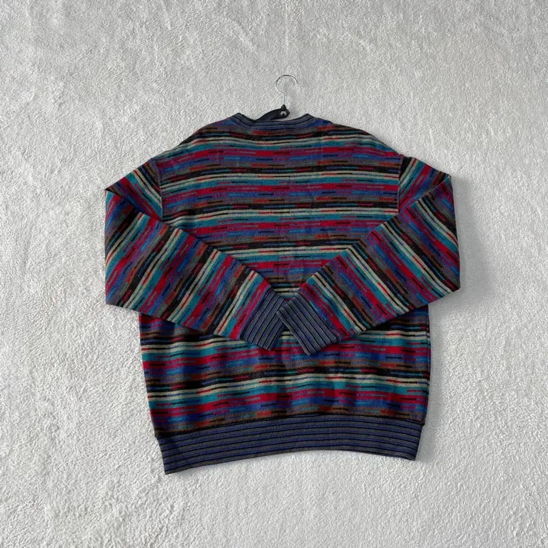 미쏘니 패턴 니트 100-105 L 상품이미지6