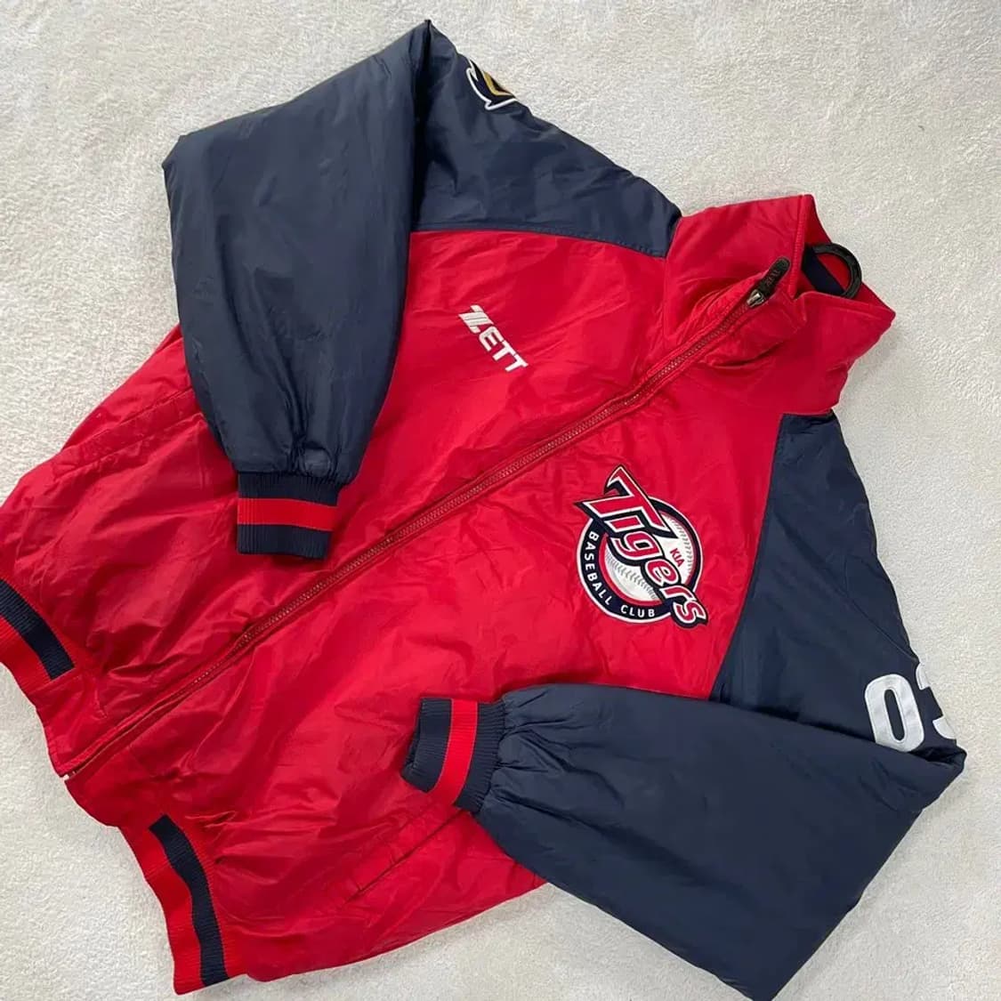 기아타이거즈 선수실착 동계 패딩 자켓 105-110 상품이미지3