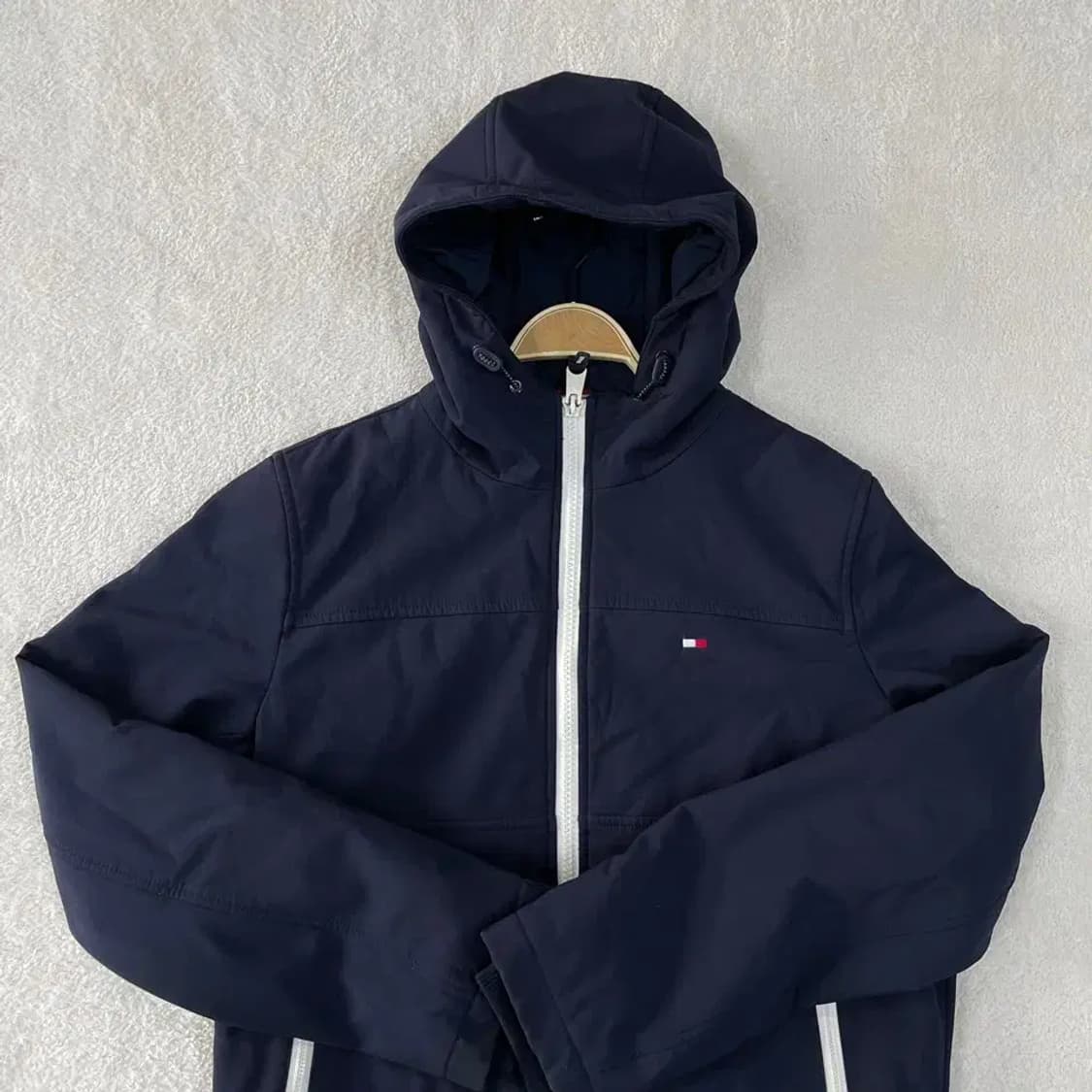 M 타미힐피거 누빔 기모 후드쉘 자켓 95-100 상품이미지2