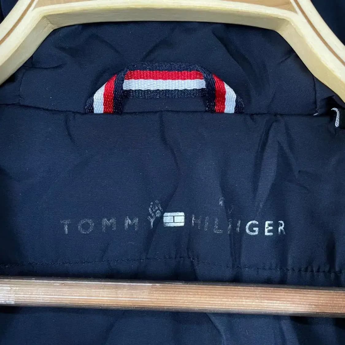 M 타미힐피거 누빔 기모 후드쉘 자켓 95-100 상품이미지4