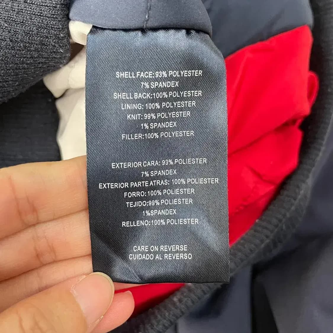 M 타미힐피거 누빔 기모 후드쉘 자켓 95-100 상품이미지7