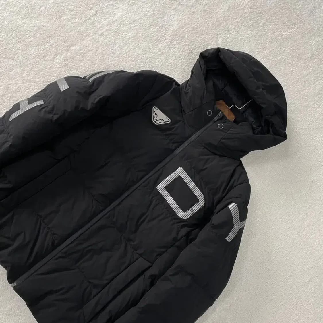 L 다이나핏 남성 블랙 덕다운 패딩 100 상품이미지3