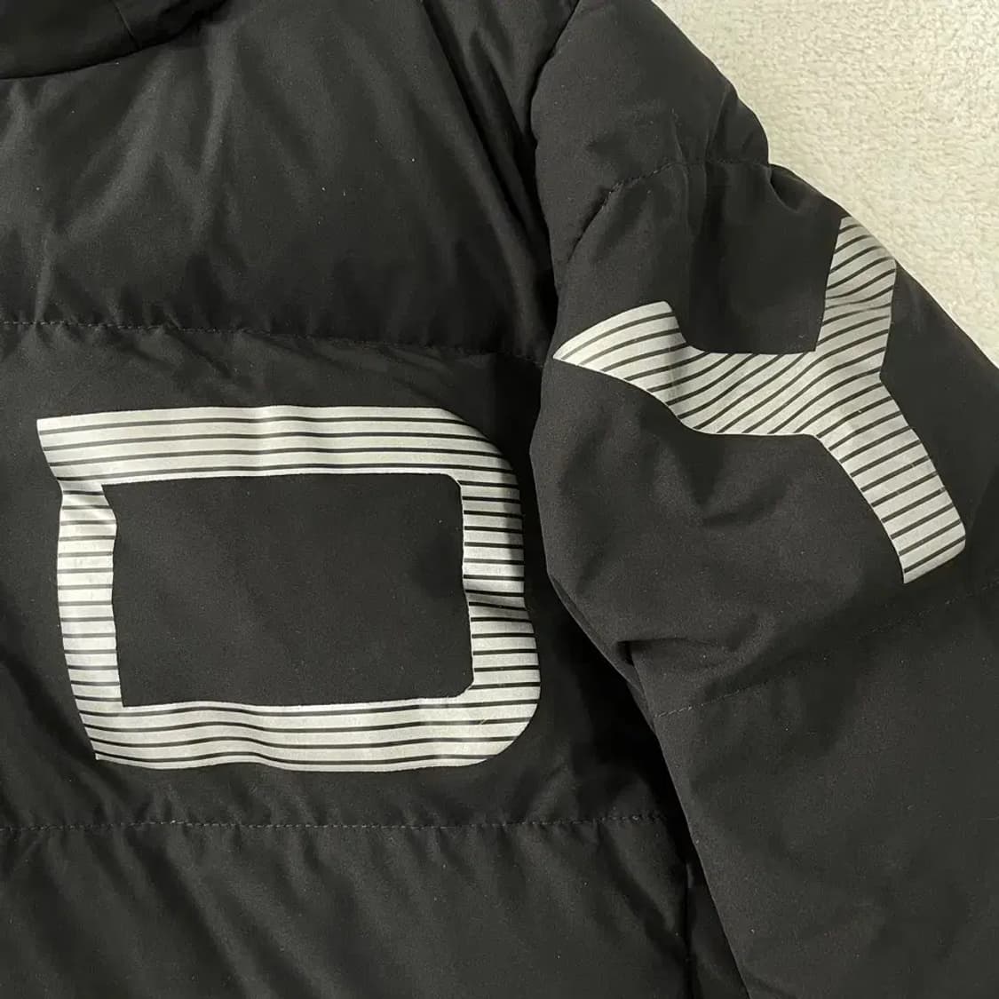 L 다이나핏 남성 블랙 덕다운 패딩 100 상품이미지6