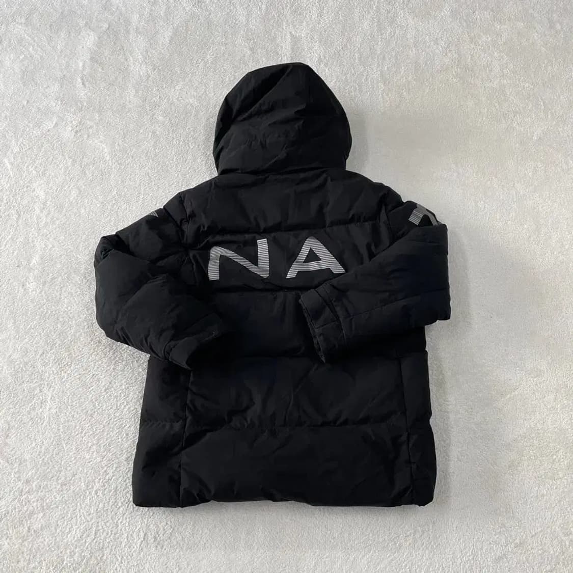 L 다이나핏 남성 블랙 덕다운 패딩 100 상품이미지8