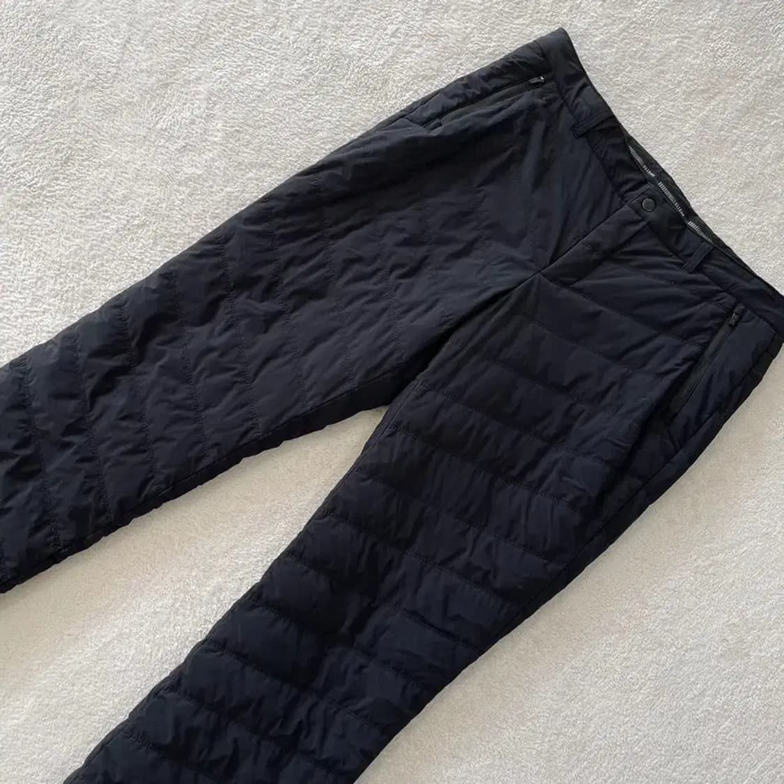 34 엘르 골프 구스다운 패딩바지 남성 상품이미지3