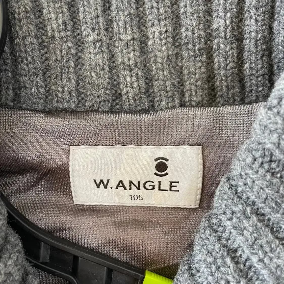 105 와이드앵글 남성 방풍패딩니트집업 자켓 XL 상품이미지4