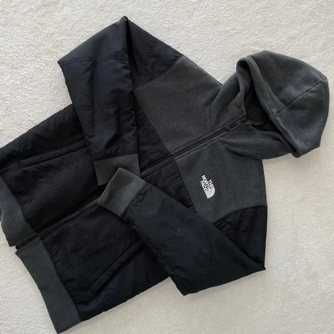 M 노스페이스 양면 경량패딩 후드자켓 95 상품이미지3