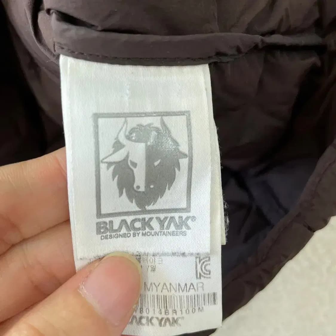 L 블랙야크 남성 구스 경량패딩 100 상품이미지7