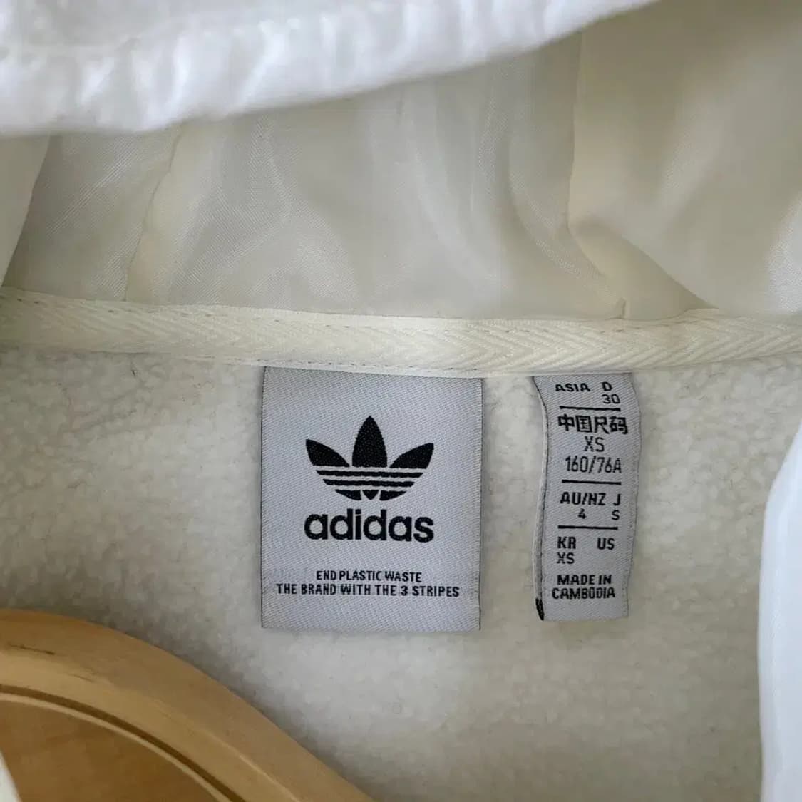 아디다스 여성 트랙플리스 신형 후리스 자켓 파이어버드 상품이미지4