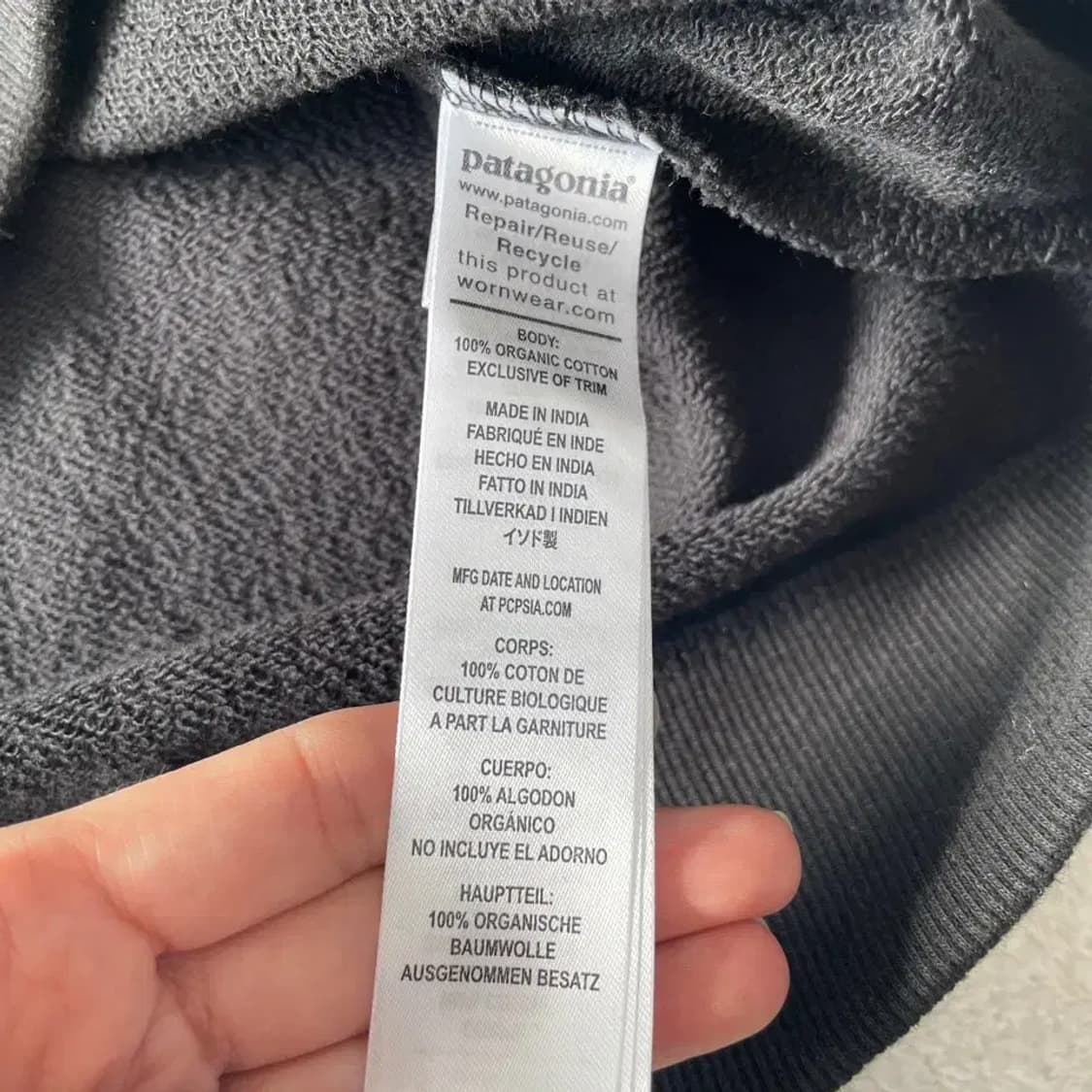 L 파타고니아 신형 리제너티브 오가닉 맨투맨 상품이미지6