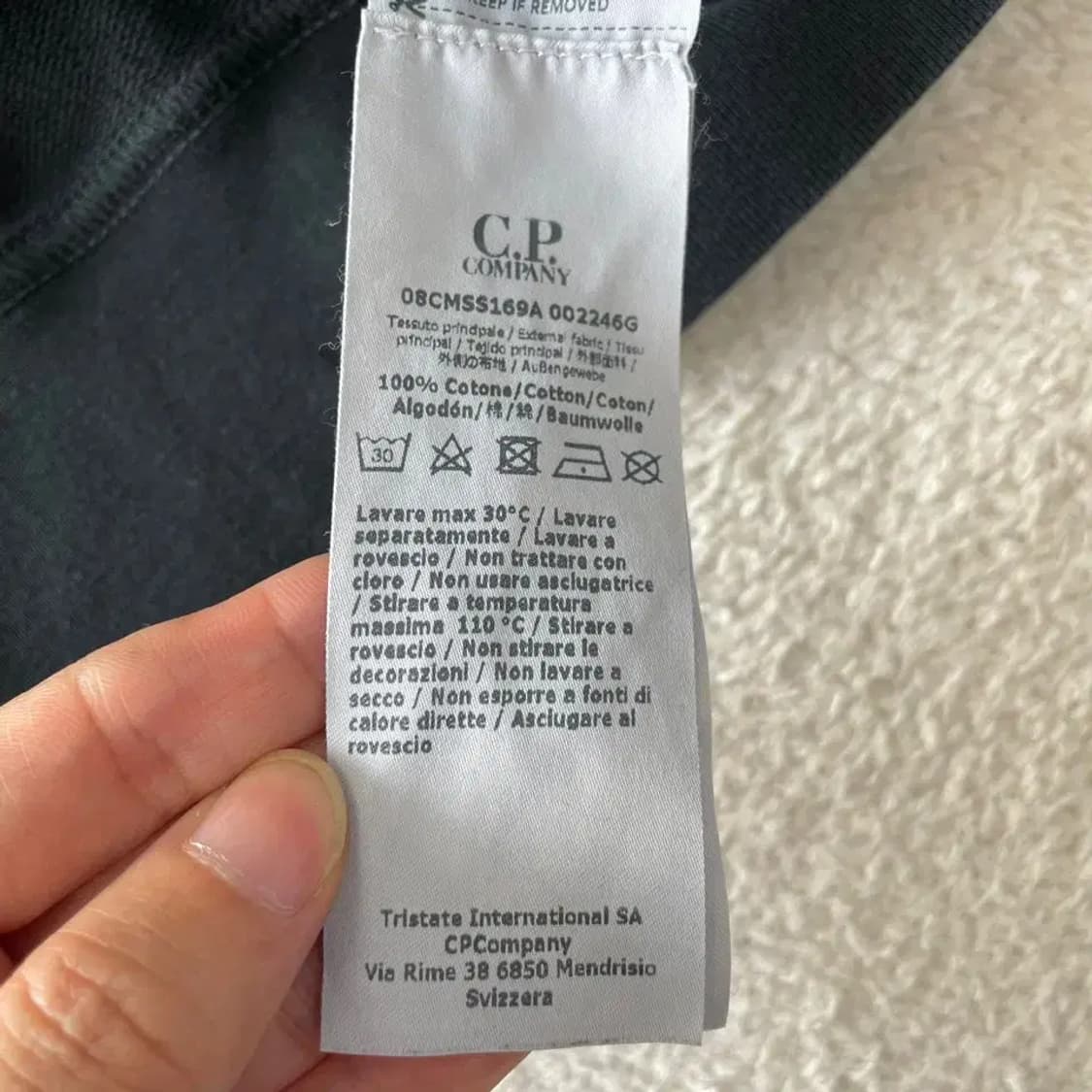 [L] CP컴퍼니 가먼트다잉 맨투맨 100 상품이미지7