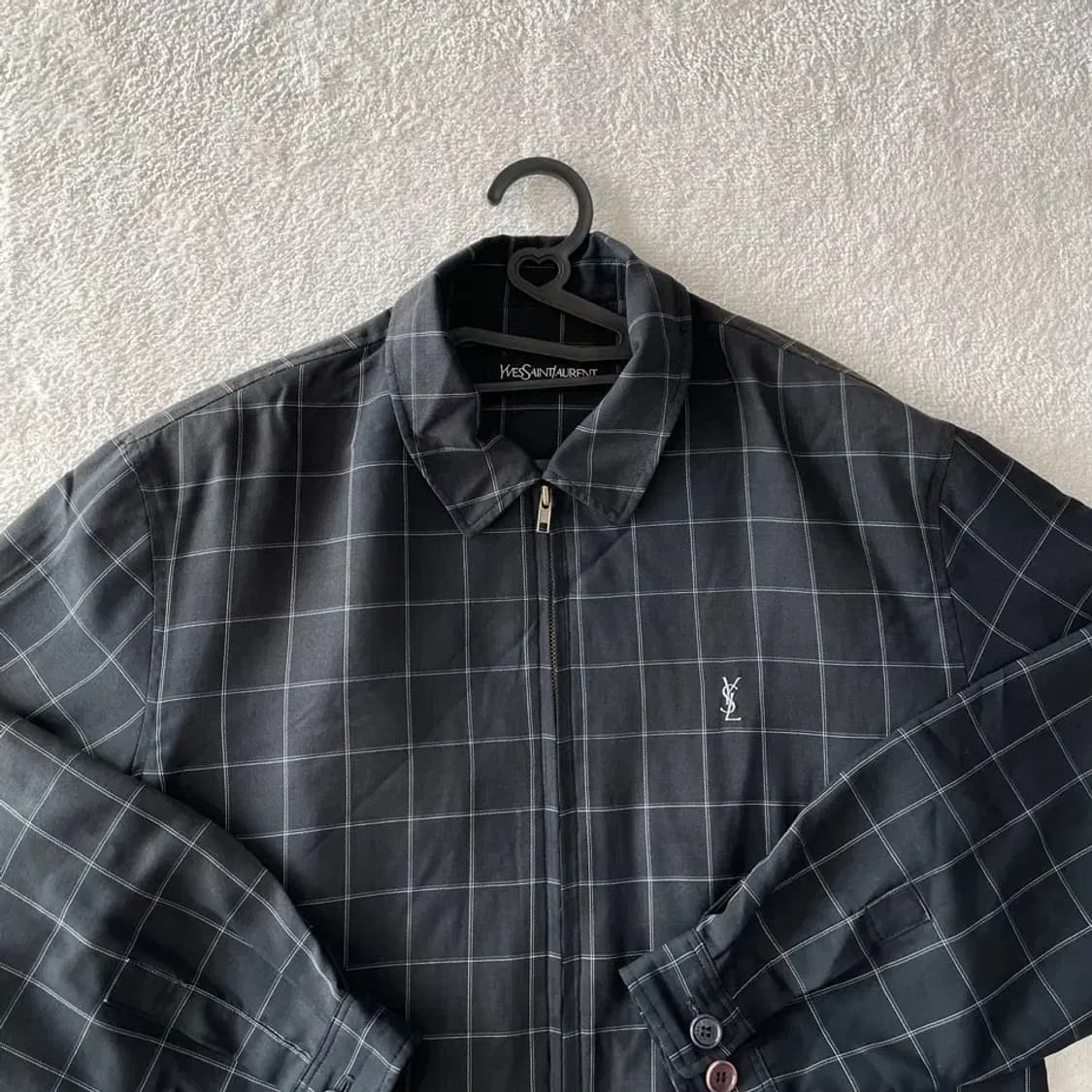 XL 입생로랑 올드스쿨 블루종 자켓 105 상품이미지2