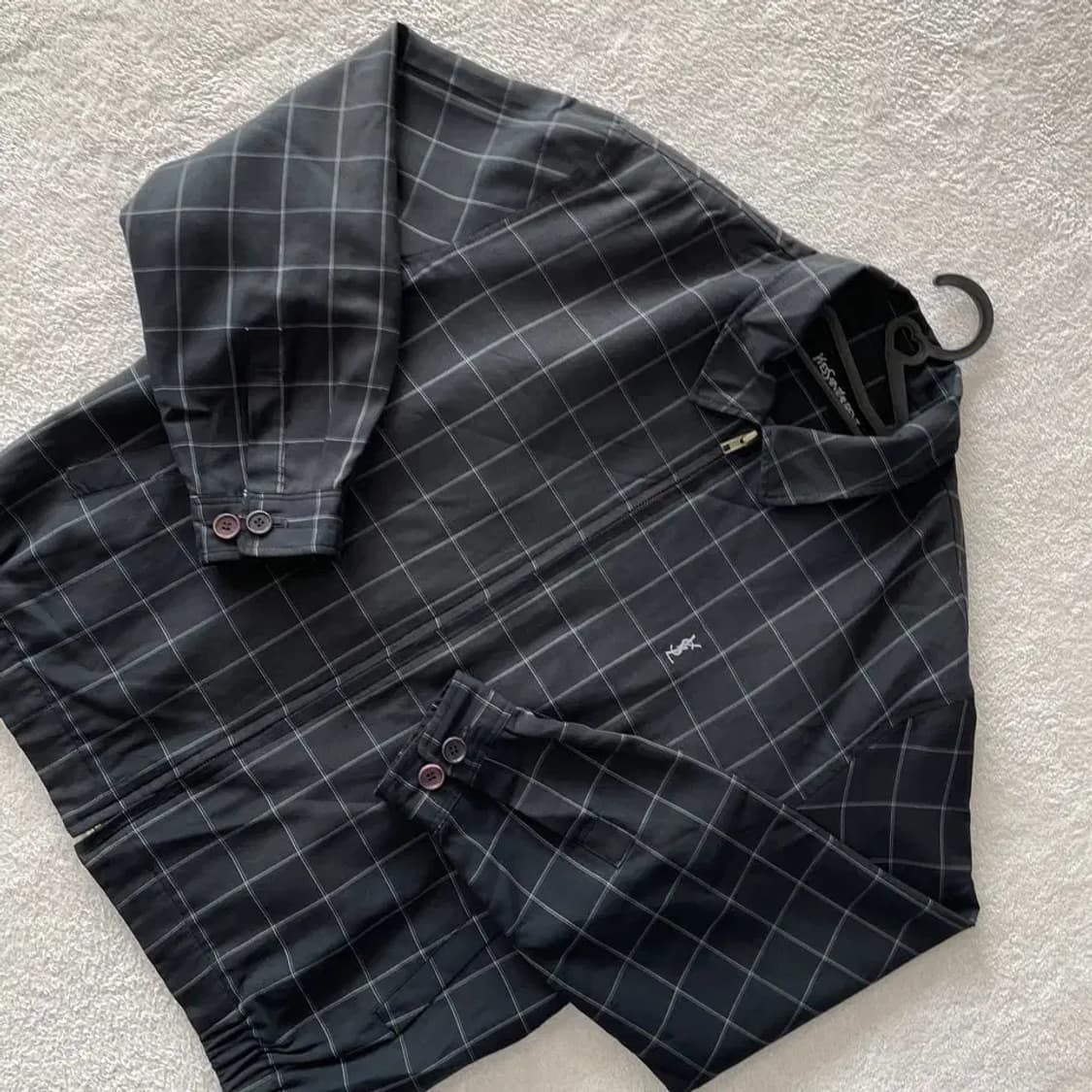 XL 입생로랑 올드스쿨 블루종 자켓 105 상품이미지3