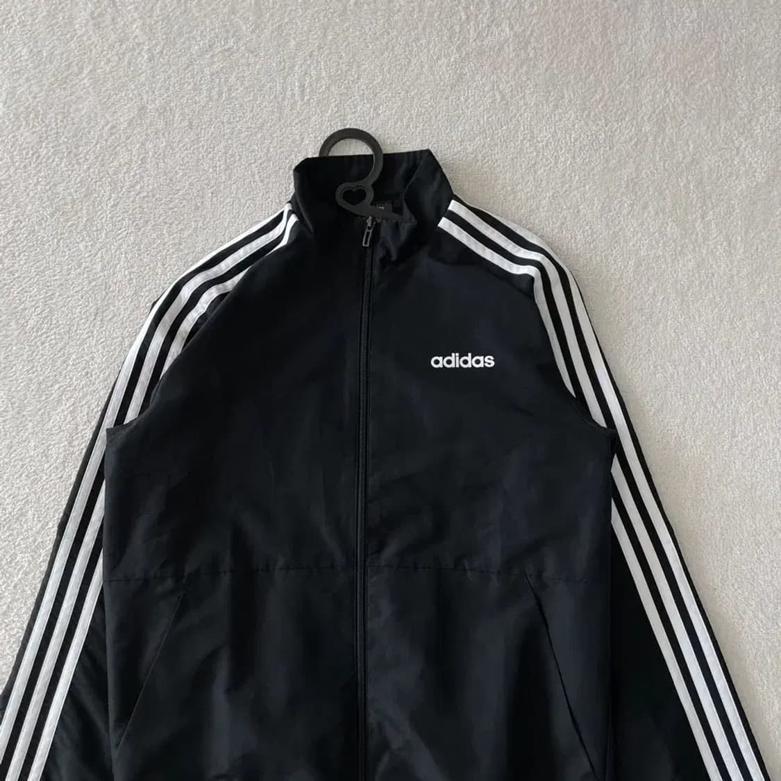 M 아디다스 블랙 바람막이 자켓 상품이미지2