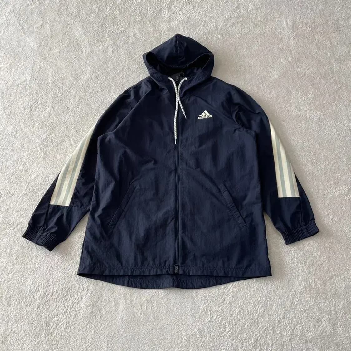 XL 아디다스 네이비 에센셜 바람막이 105 상품이미지1