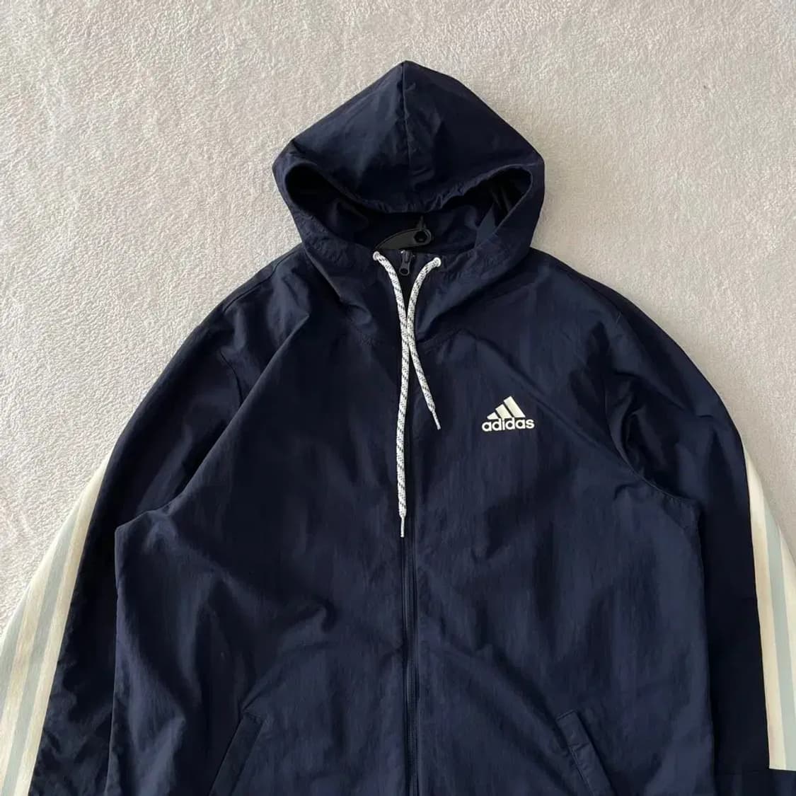 XL 아디다스 네이비 에센셜 바람막이 105 상품이미지2